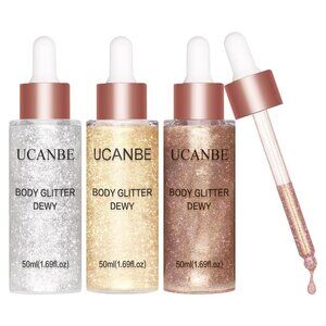 UCANBE Body Glitter Trio Sparkle Serum